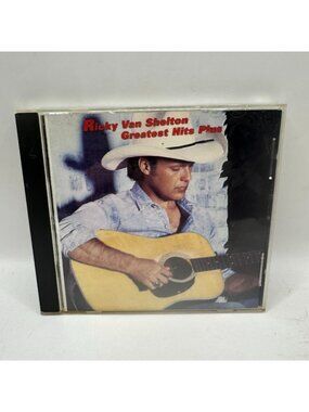 Ricky Van Shelton Greatest Hits Plus CD 1992 Country Columbia Release
